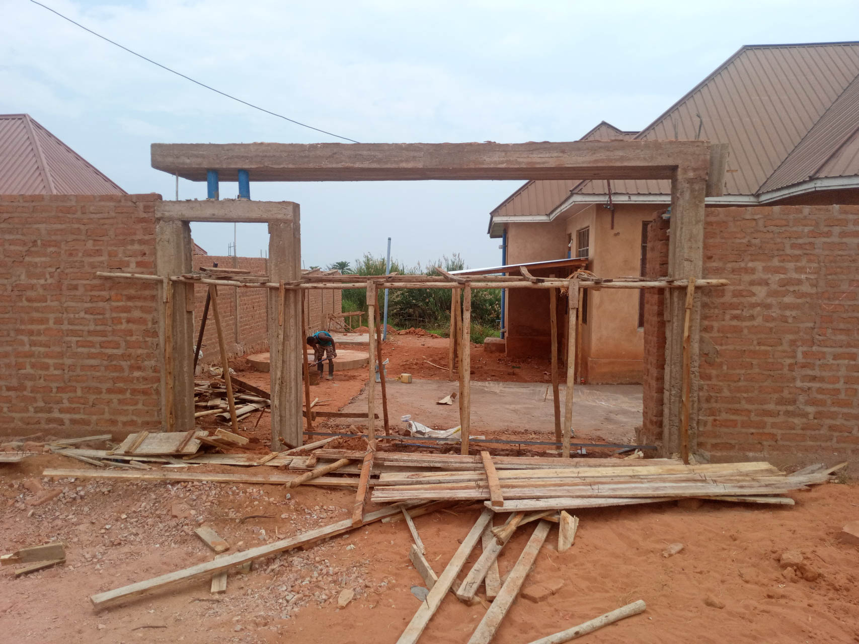 Entrance Gate Construction