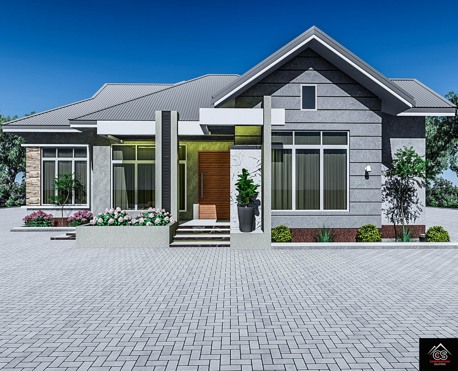 Modern Three Bedroom House