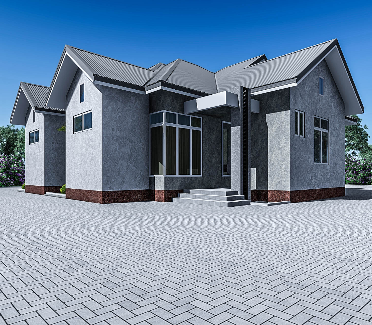Modern Three Bedroom House