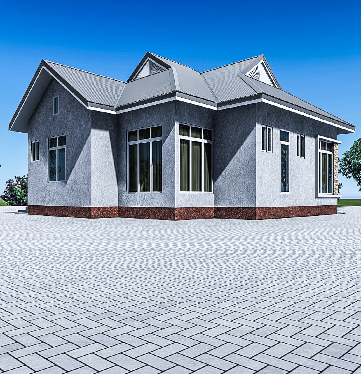 Modern Three Bedroom House