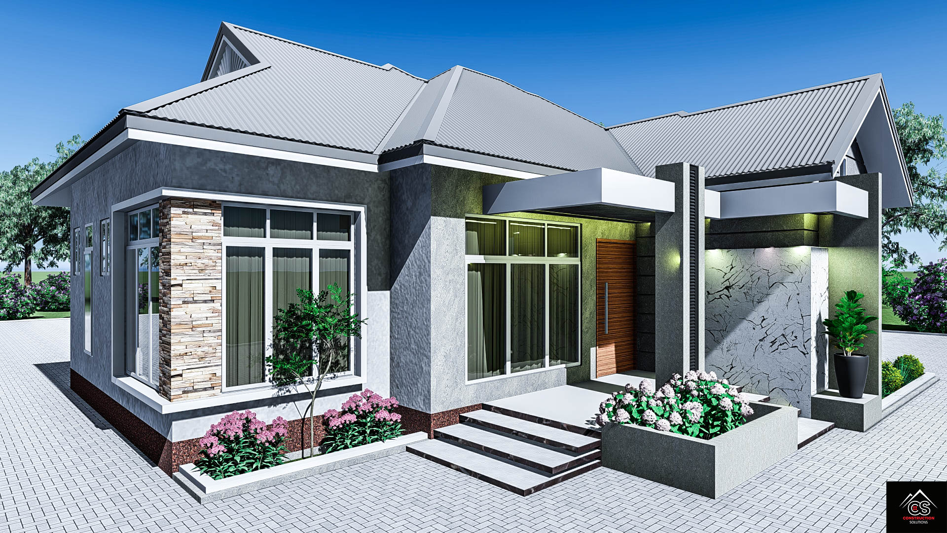Modern Three Bedroom House