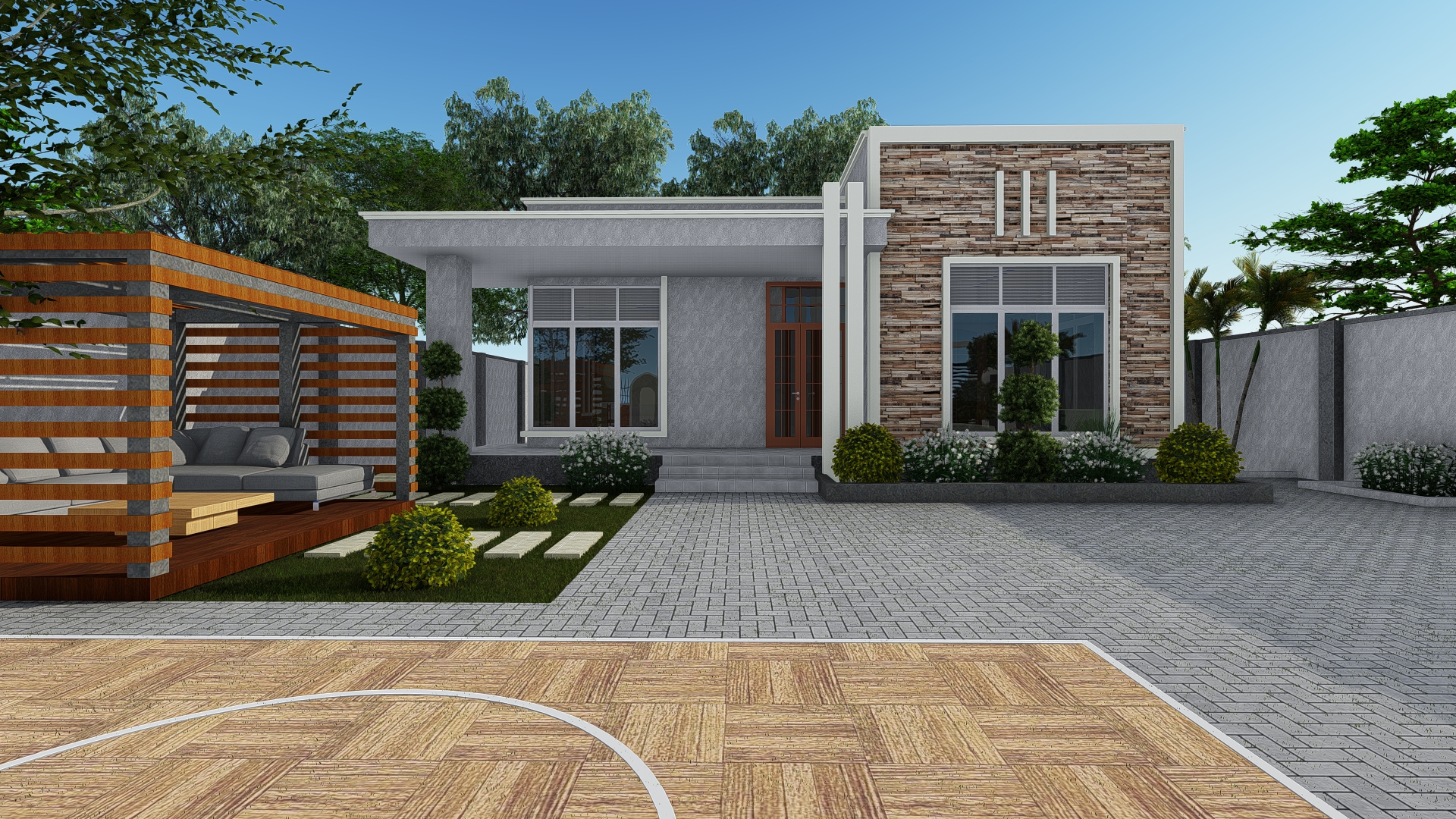 Two Bedrooms Contemporary Home