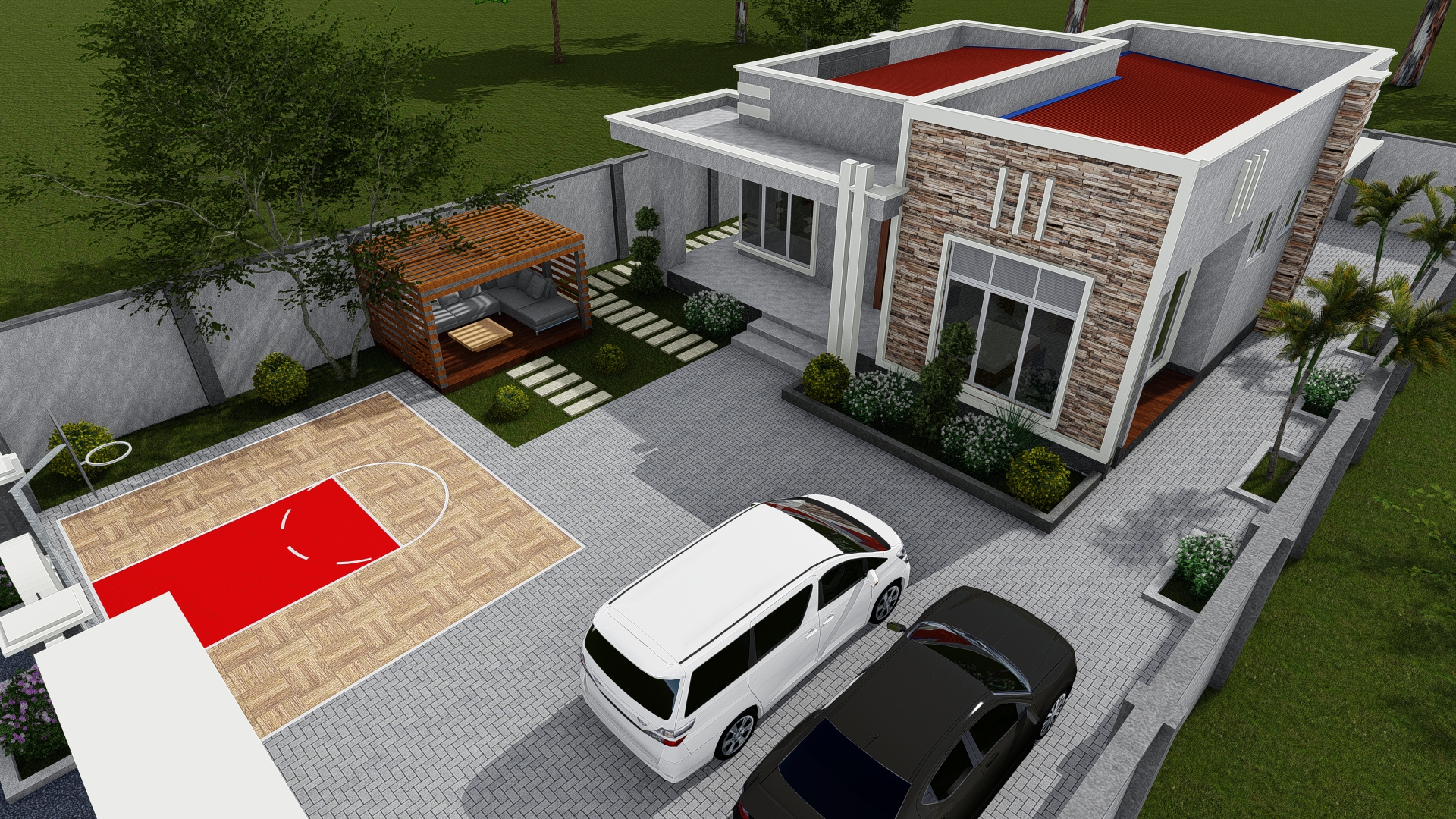 Two Bedrooms Contemporary Home