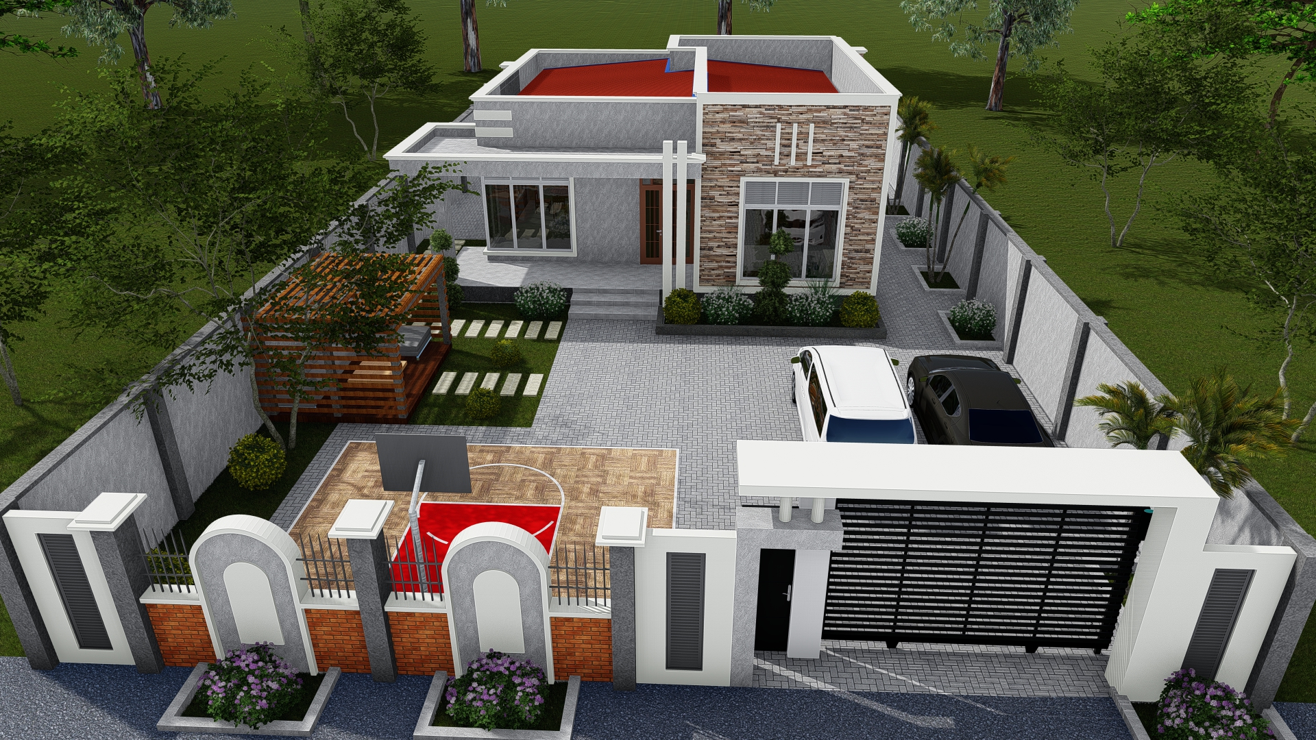 Two Bedrooms Contemporary Home