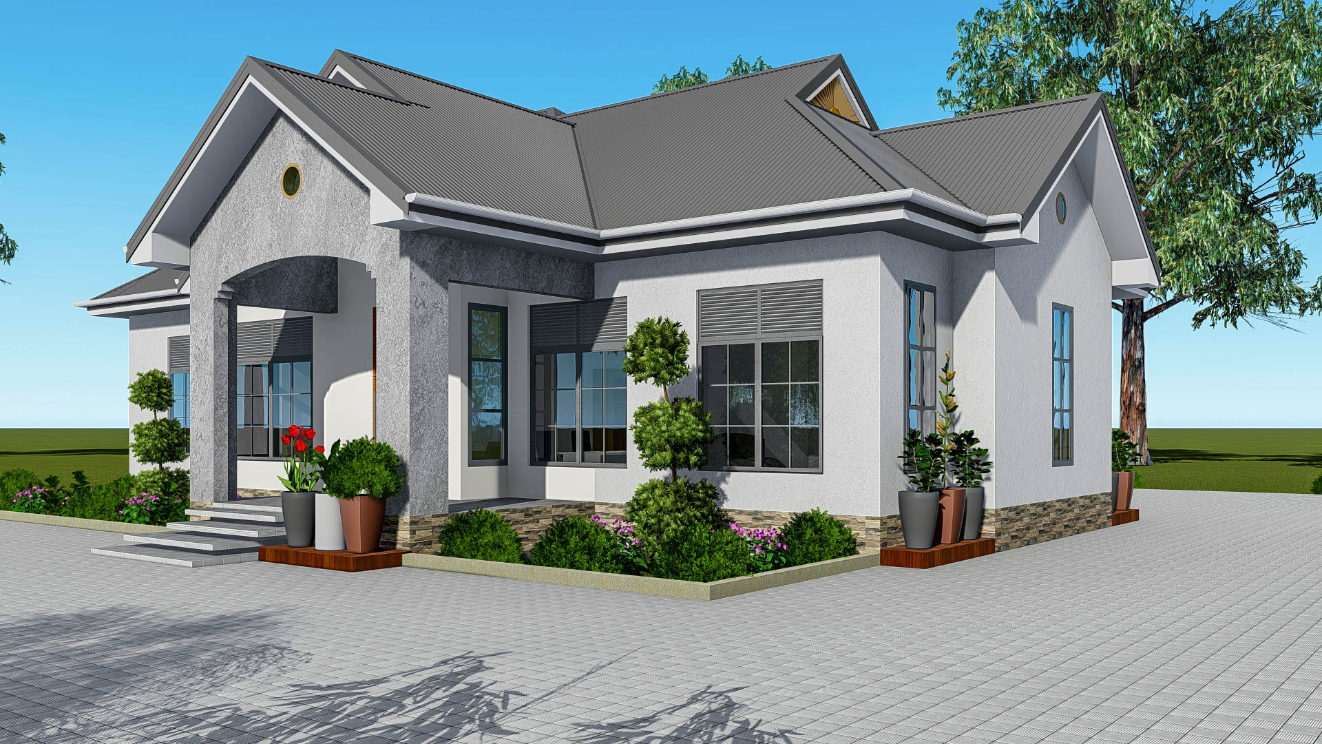 Four (4) Bedroom House