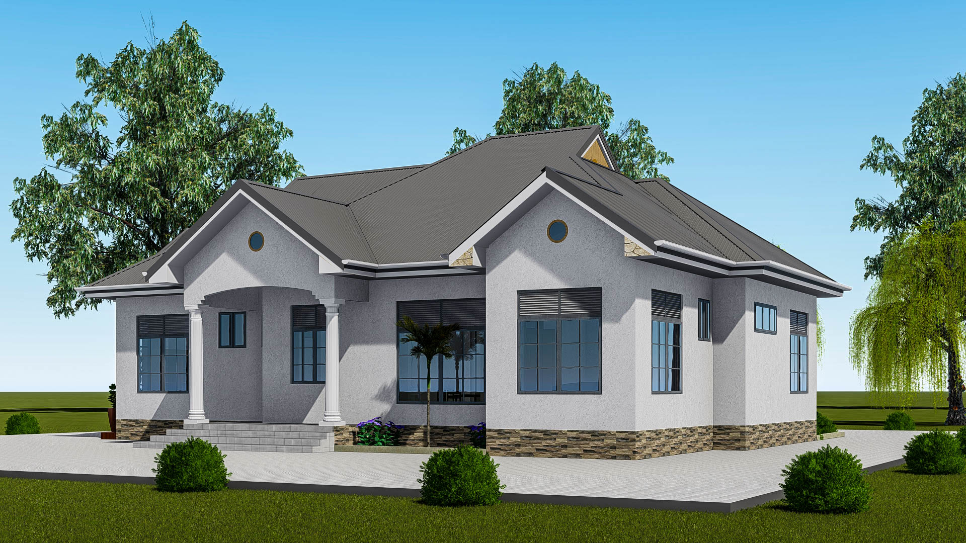 Four (4) Bedroom House