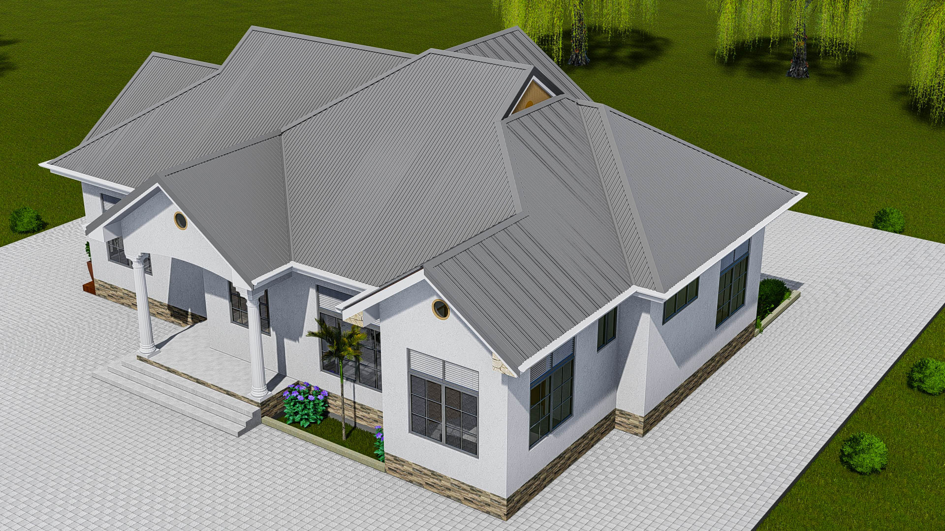 Four (4) Bedroom House