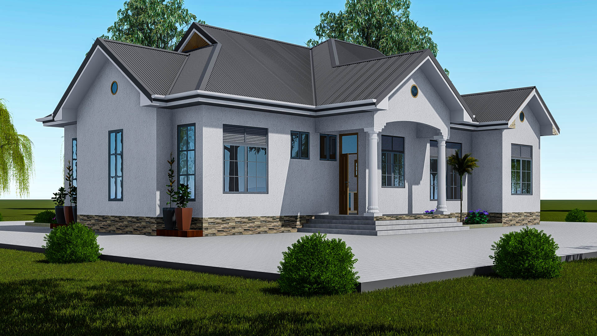 Four (4) Bedroom House