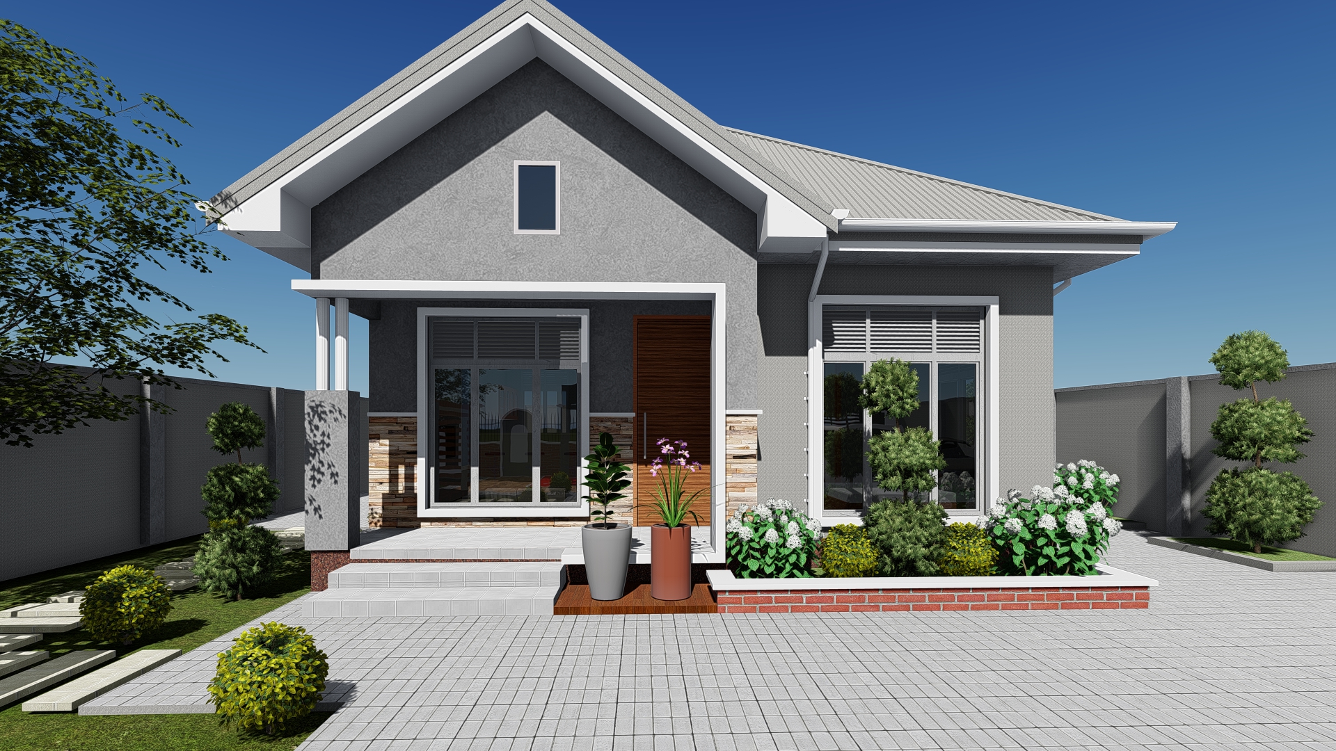 Two Bedrooms Pitched Home