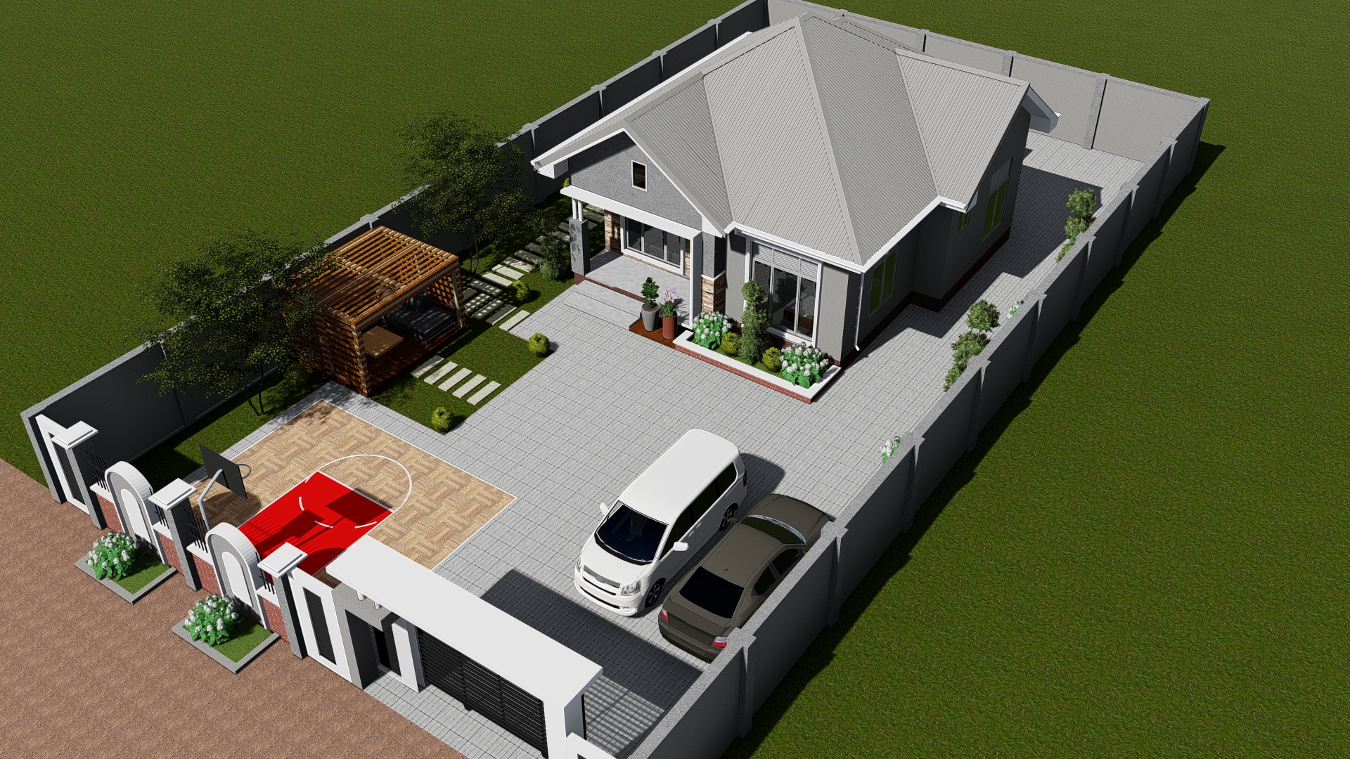 Two Bedrooms Pitched Home