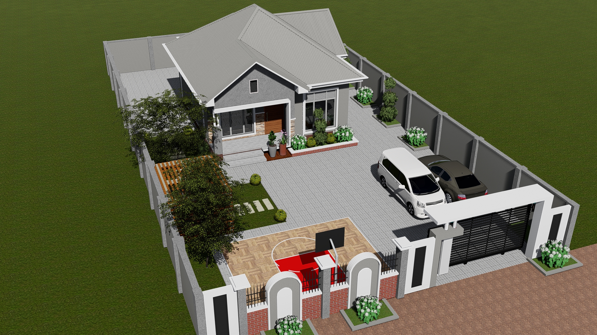 Two Bedrooms Pitched Home