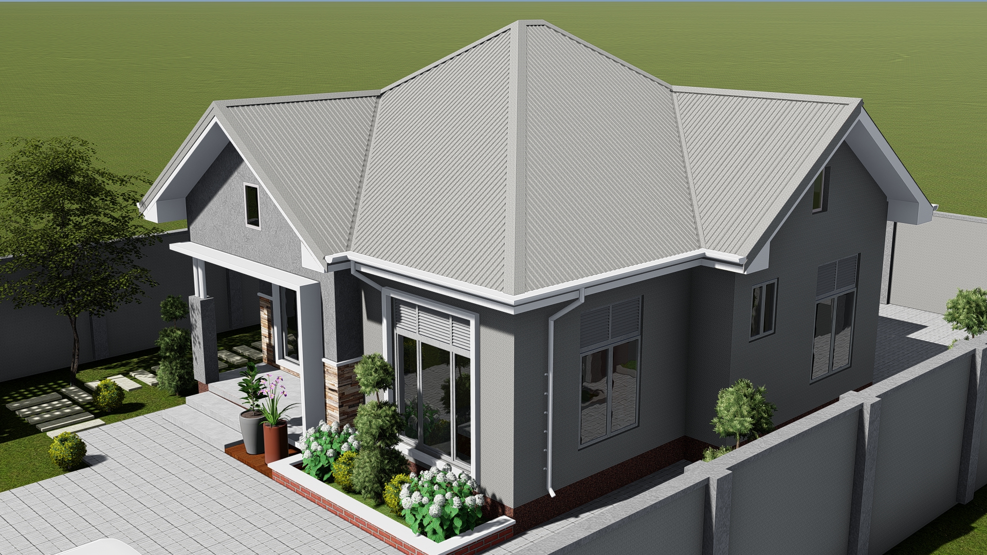 Two Bedrooms Pitched Home