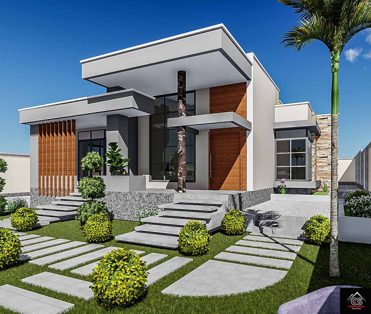 Three Bedrooms Contemporary Home