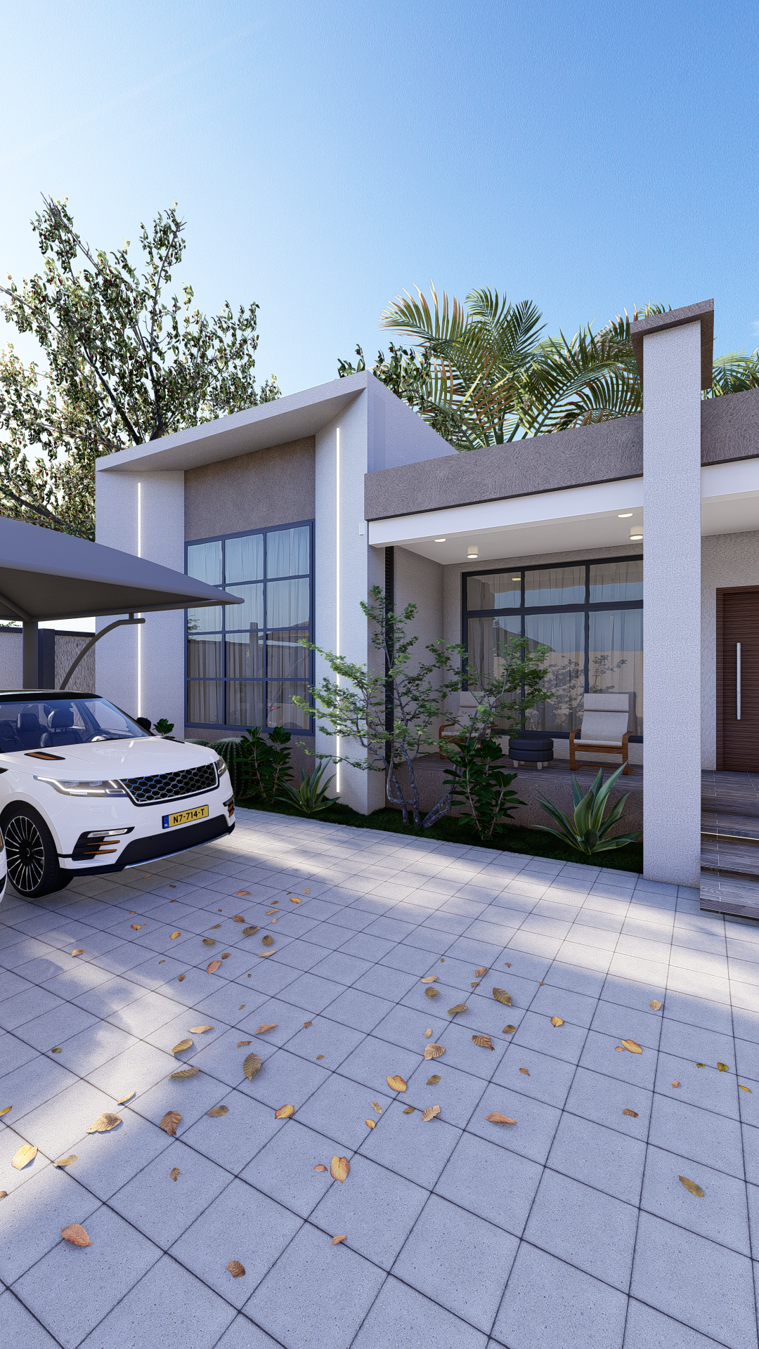 Four Bedrooms Contemporary Home