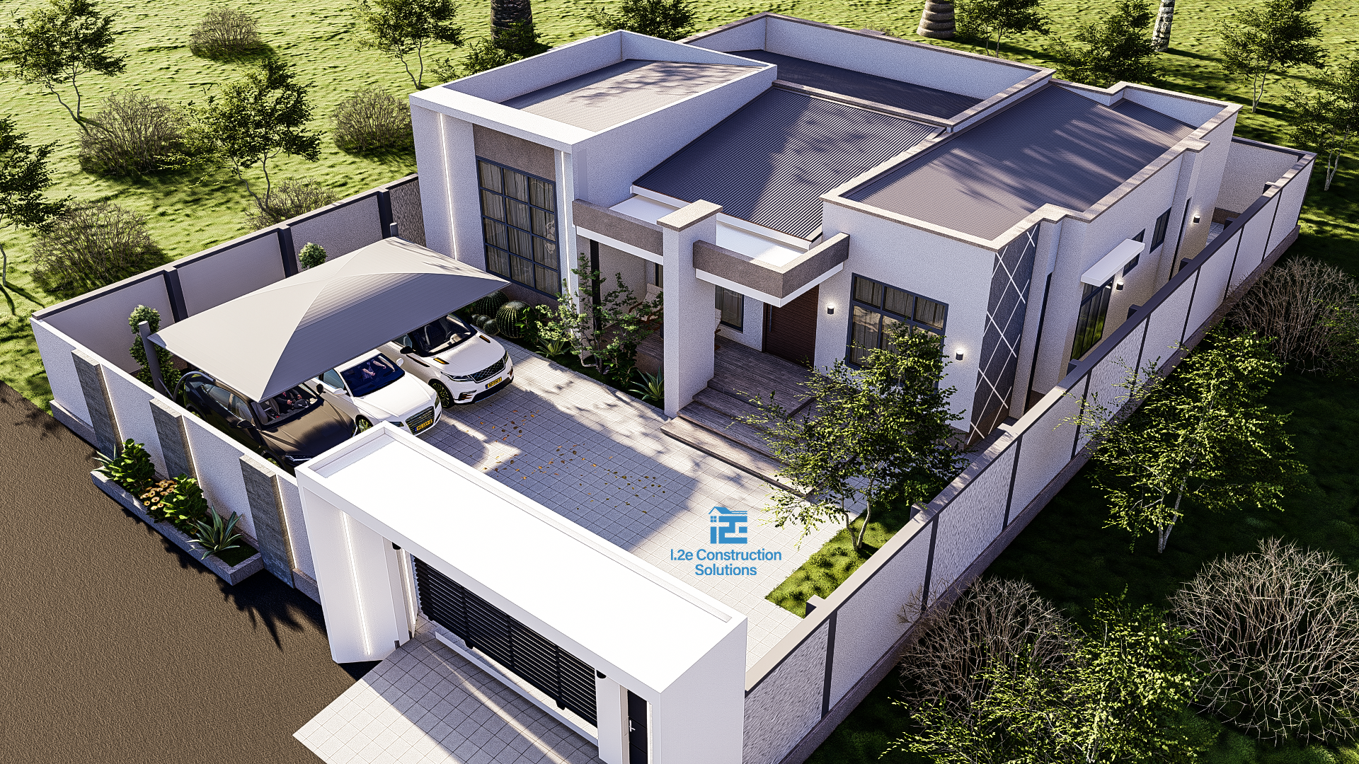 Four Bedrooms Contemporary Home