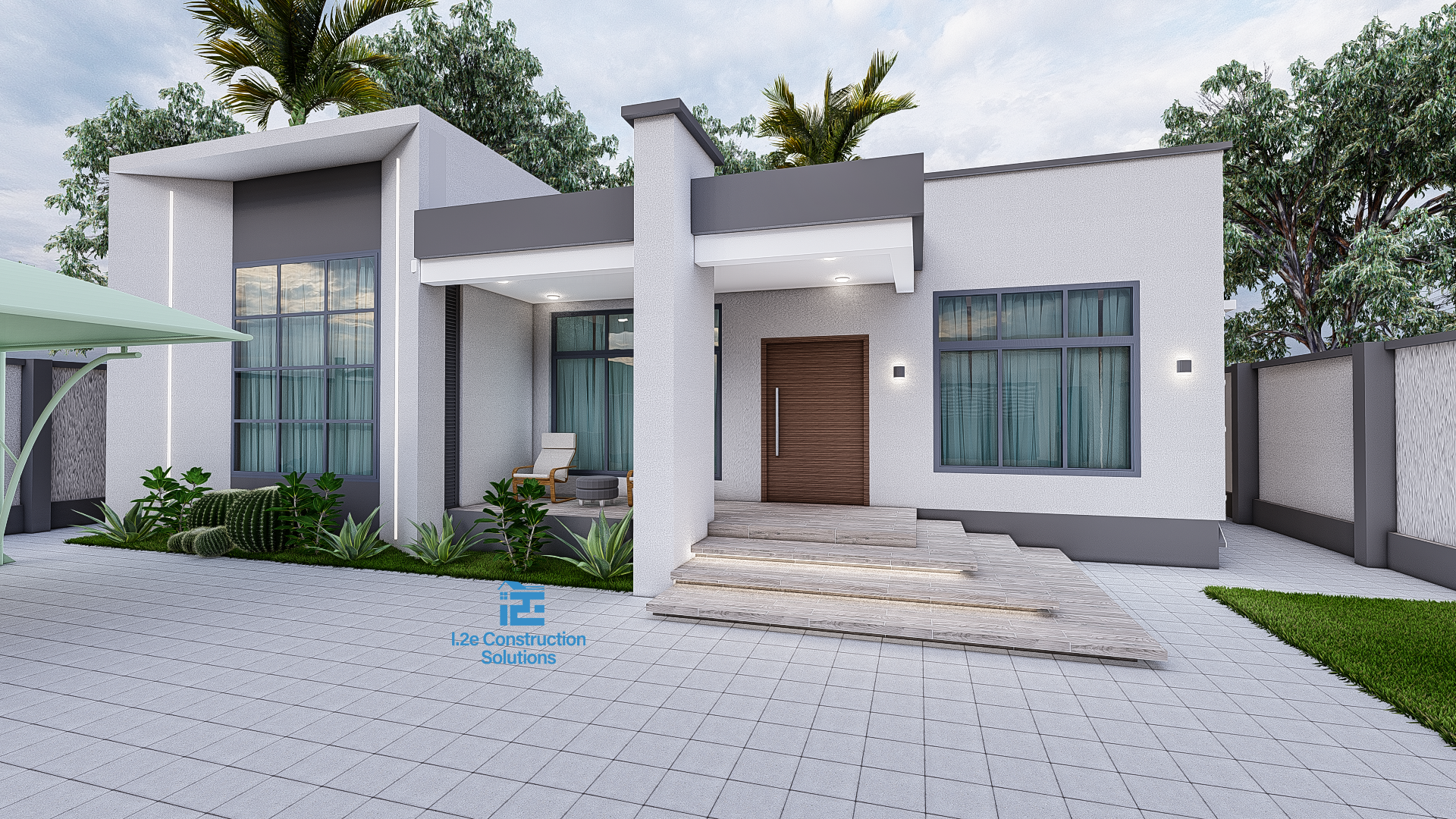 Four Bedrooms Contemporary Home
