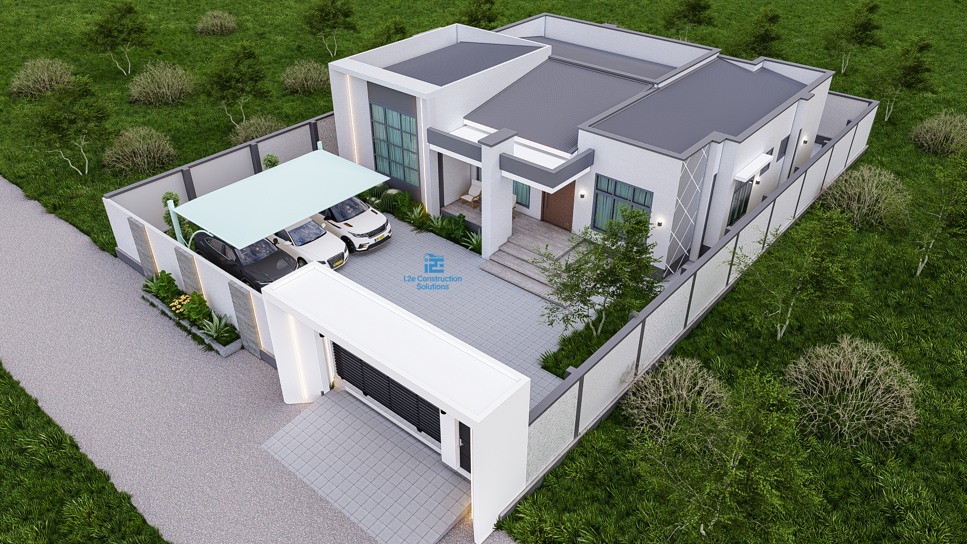 Four Bedrooms Contemporary Home