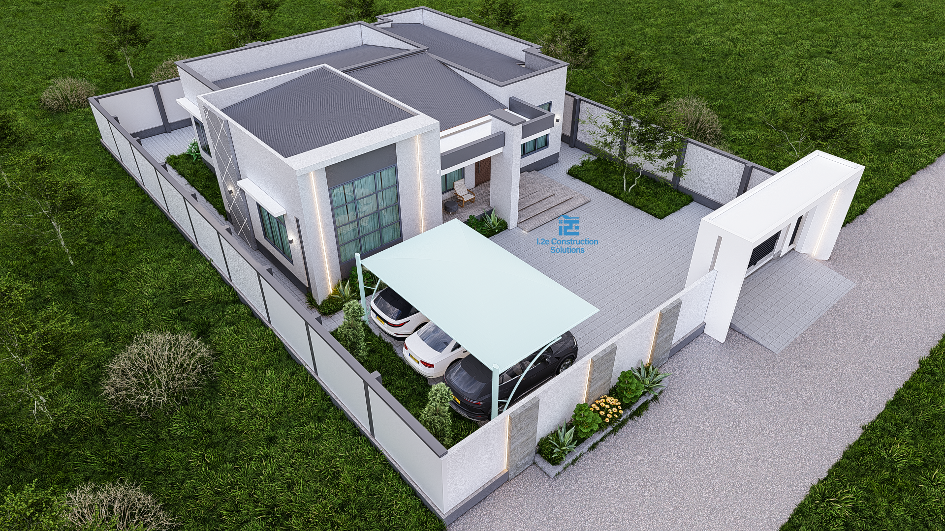 Four Bedrooms Contemporary Home
