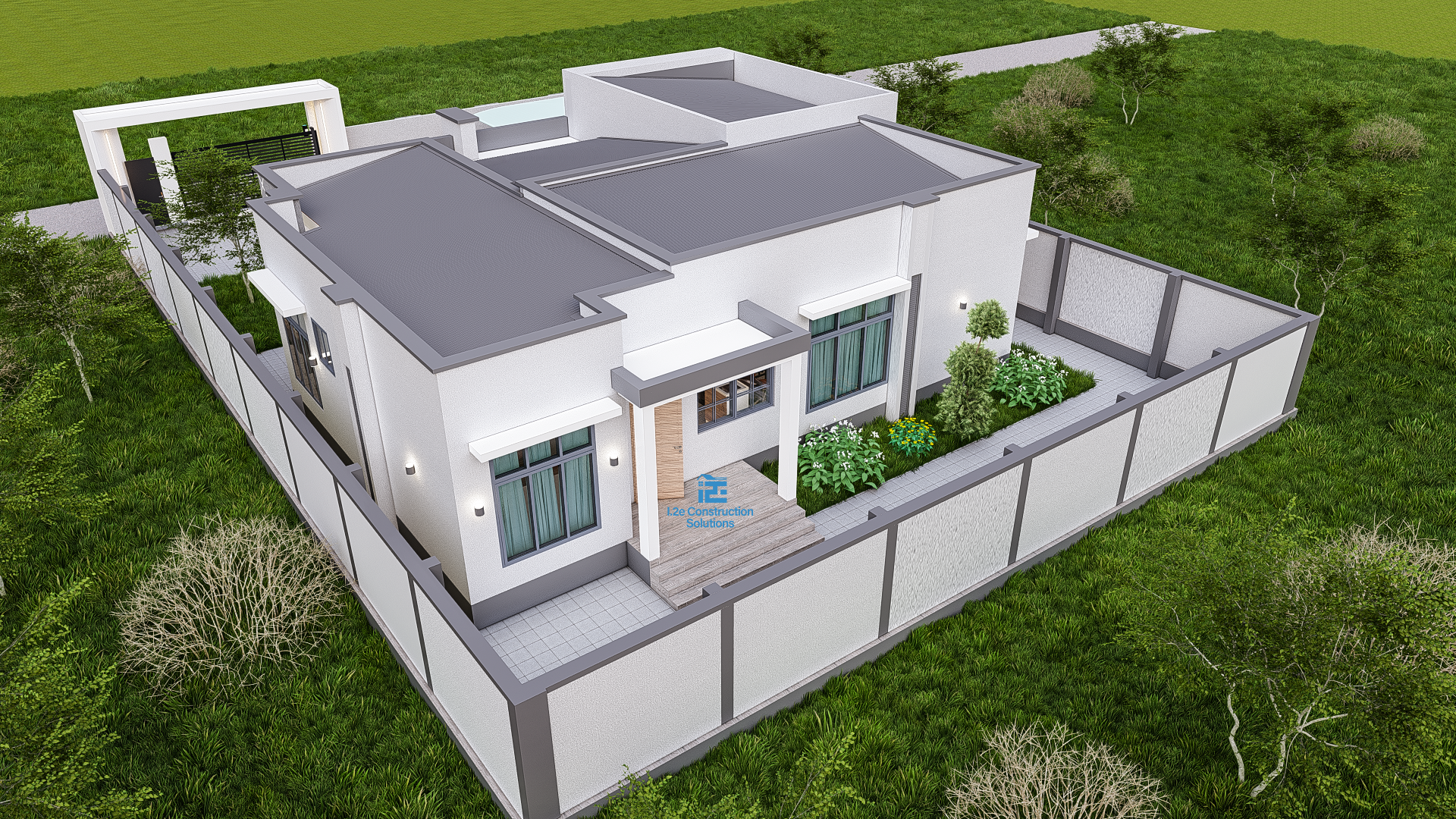 Four Bedrooms Contemporary Home
