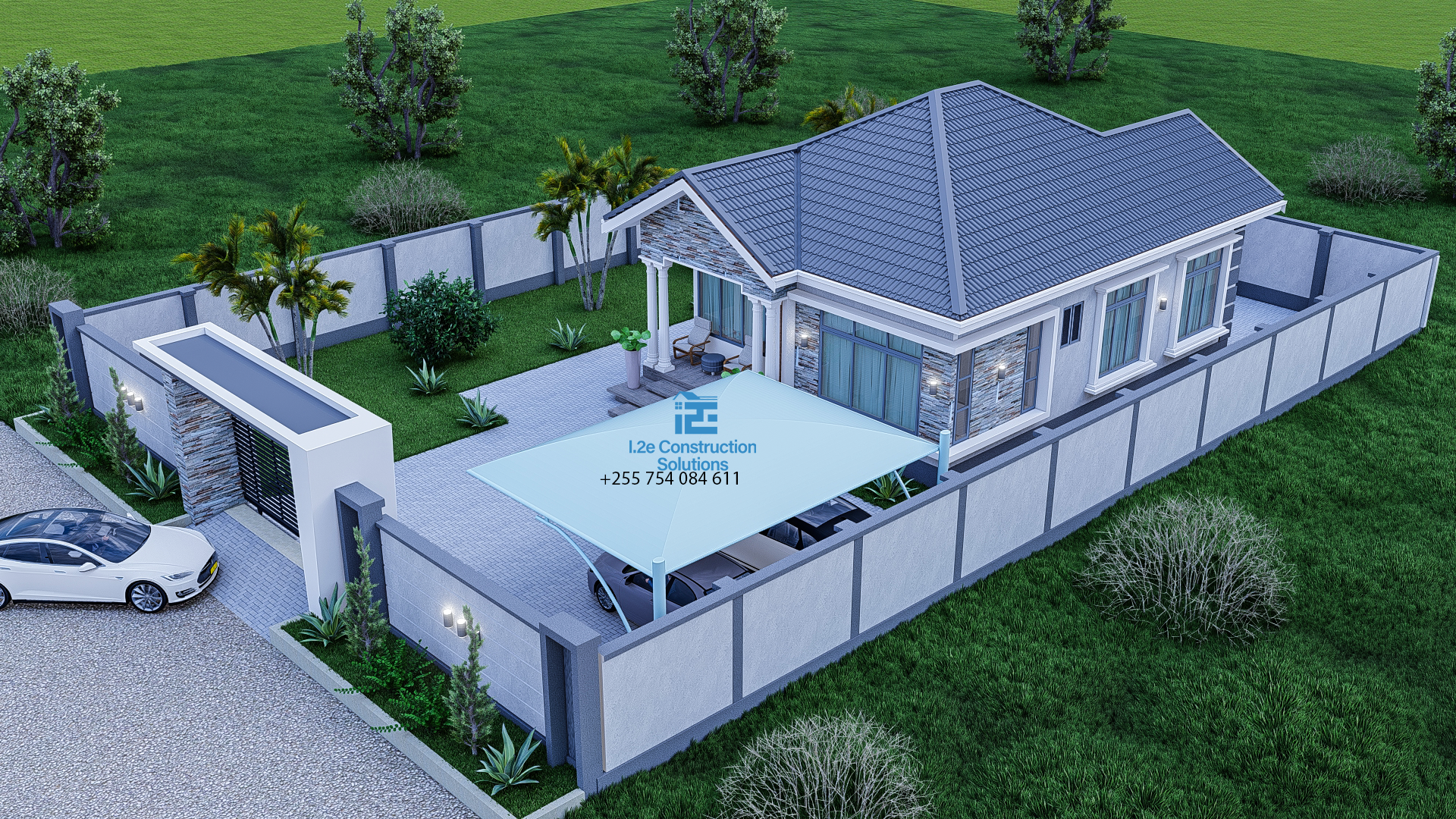 Three Bedrooms Pitched Home