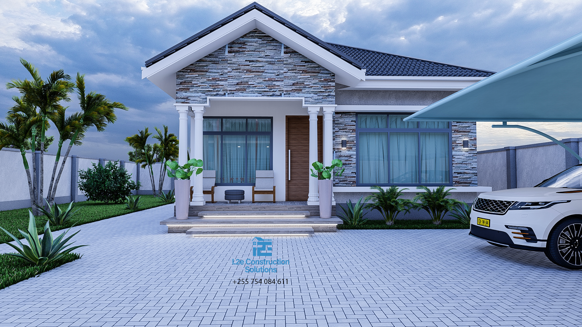 Three Bedrooms Pitched Home