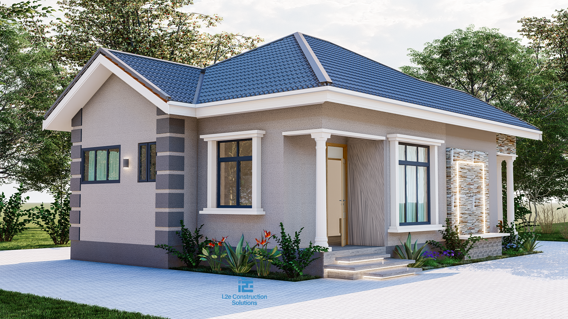 Three Bedrooms Pitched Home