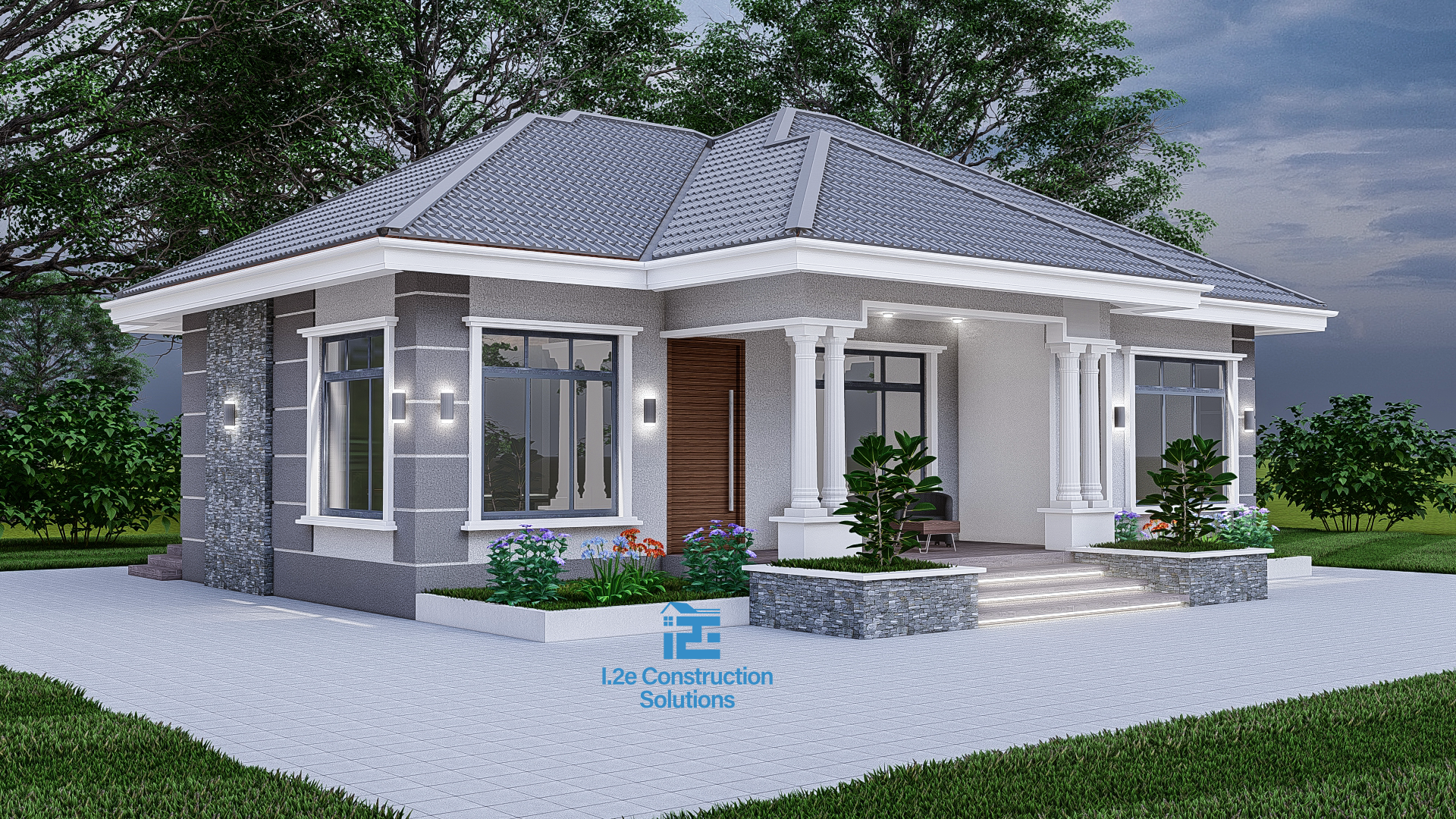 Three Bedrooms Pitched Home