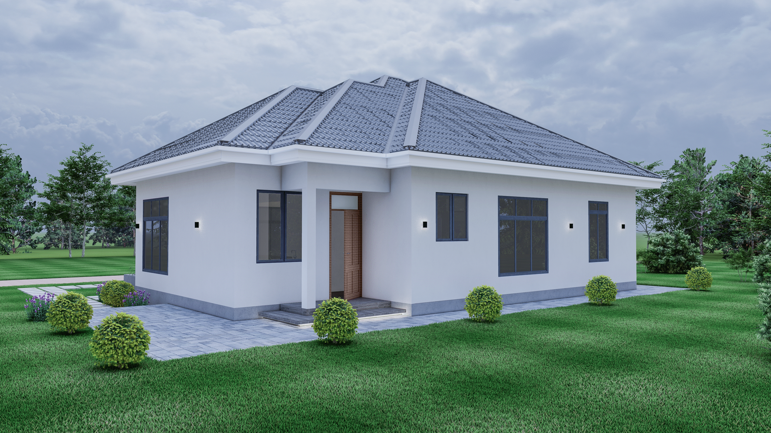Three Bedrooms Pitched Home